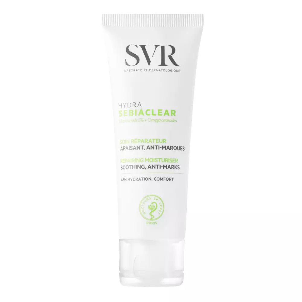 SVR - Sebiaclear Hydra - Hydratačný a regeneračný krém s niacínamidom - 40 ml