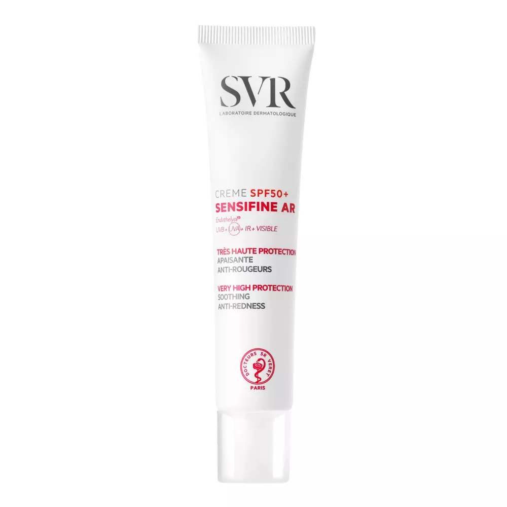 SVR - Sensifine AR Creme SPF50+ - Upokojujúci krém s vysokým stupňom ochrany pre kuperóznu pleť - 40 ml