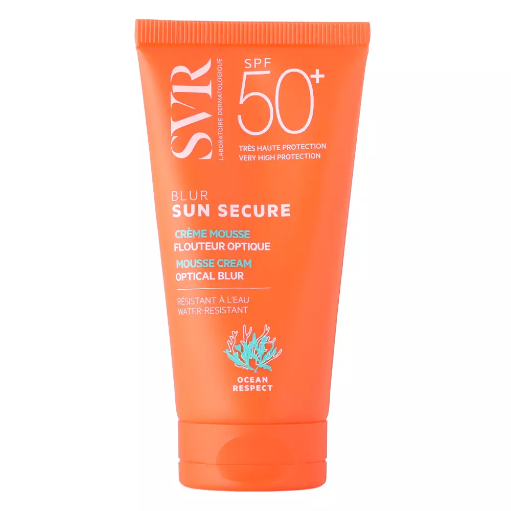 SVR - Sun Secure Blur SPF50+ - Ochranný krém SPF 50+ opticky zjednocujúci tón pleti - 50 ml