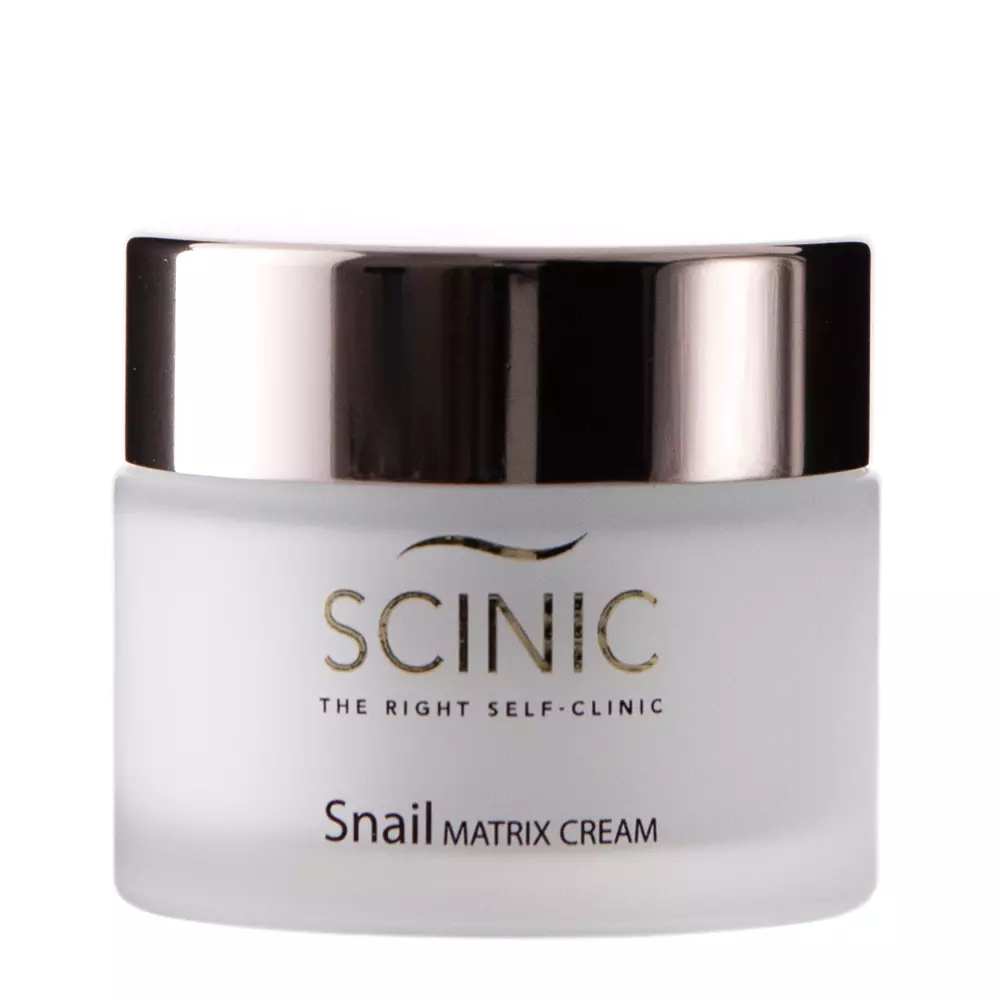 Scinic - Snail Matrix Cream - Hydratačný a spevňujúci krém so slimačím slizom - 50 ml