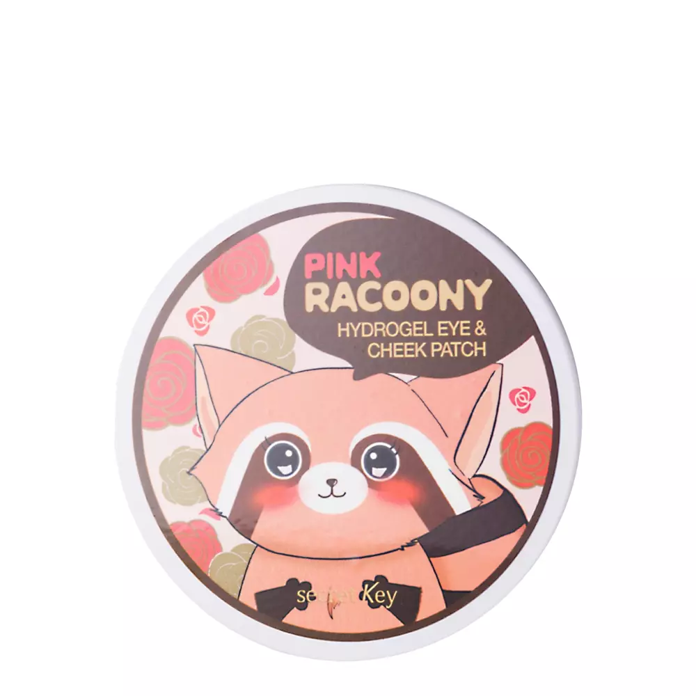 Secret Key - Pink Racoon Hydro-Gél Eye&Cheek Patch - Hydrogélové náplasti pod oči - 213 g