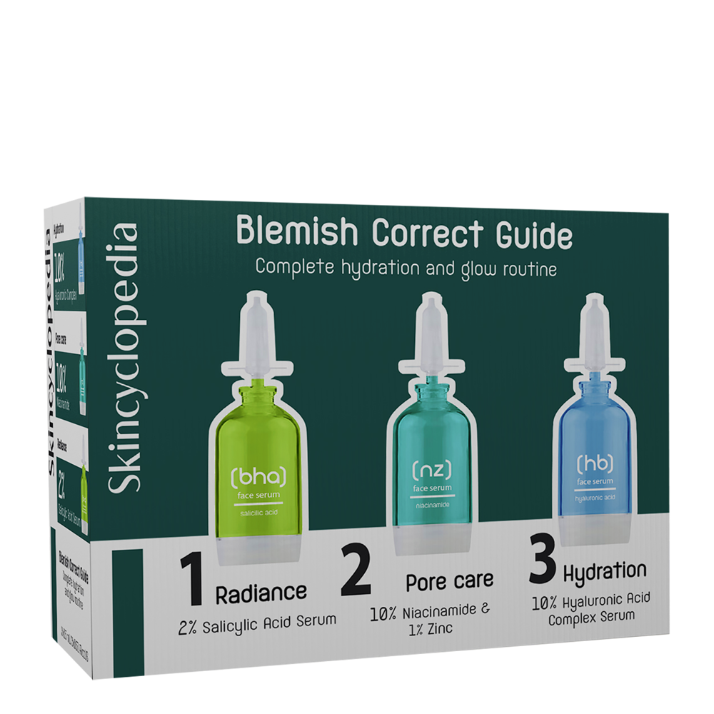 Skincyclopedia - Blemish Guide Set - Sada sér proti akné a nedokonalostiam pleti - 3 x 15 ml