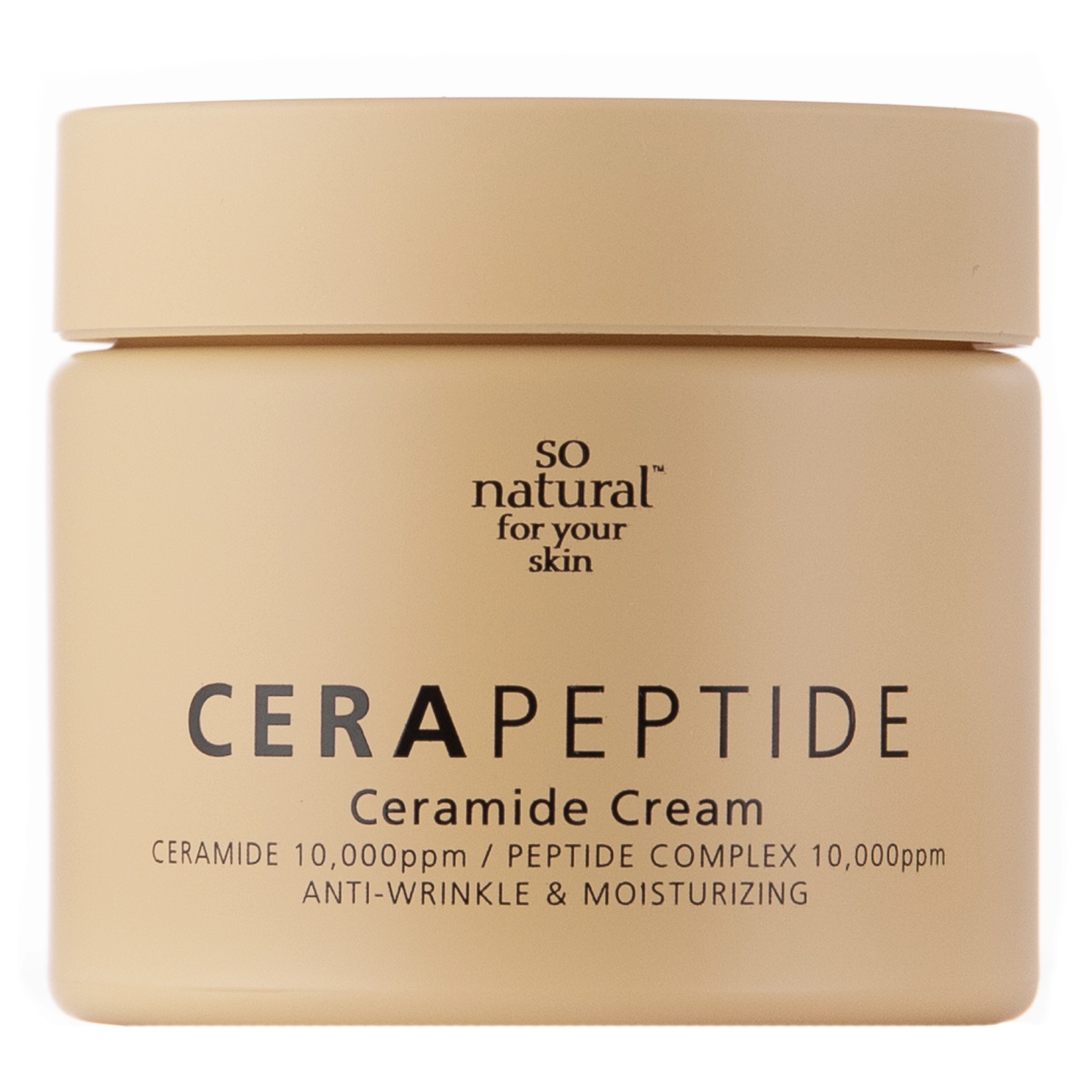 So Natural - Cera Peptide Cream - Krém na tvár s peptidmi a ceramidmi - 70ml