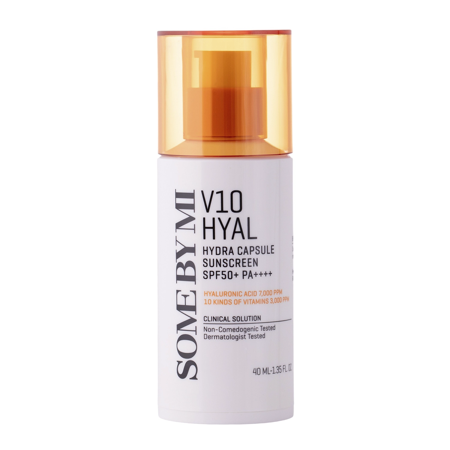 Some By Mi - V10 Hyal Hydra Capsule Sunscreen SPF 50+ PA++++ - SPF opaľovací krém - 40 ml