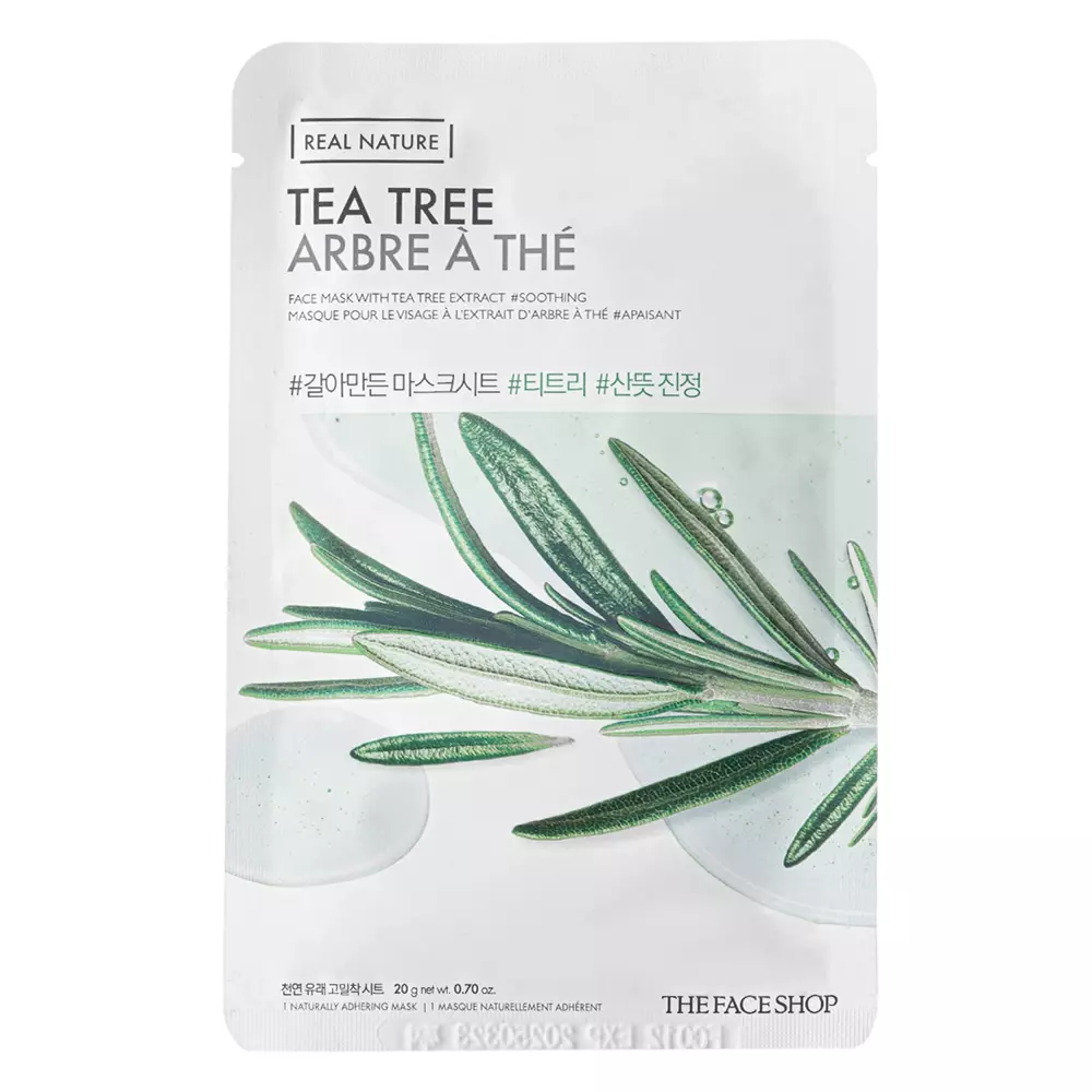 The Face Shop - Natural Mask - Tea Tree - Textilná maska s extraktom z čajovníka - 20 g