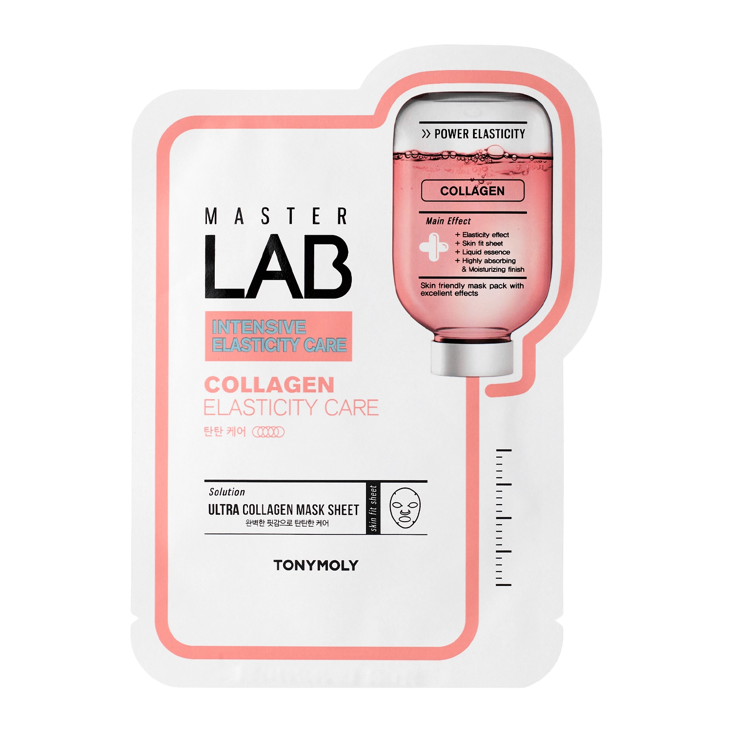 TonyMoly - Master Lab Mask Sheet Collagen - Plátienková maska s kolagénom - 1ks / 19g