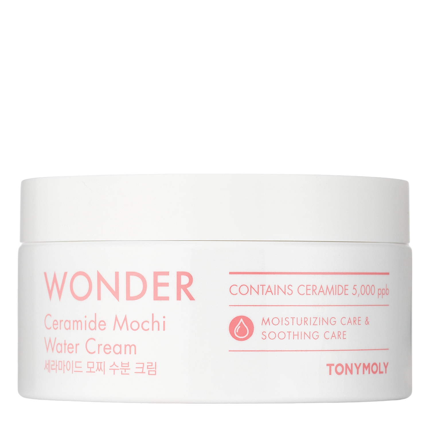 TonyMoly - Wonder Ceramide Mocchi Water Cream - Hydratačný krém na tvár s ceramidmi - 300 ml