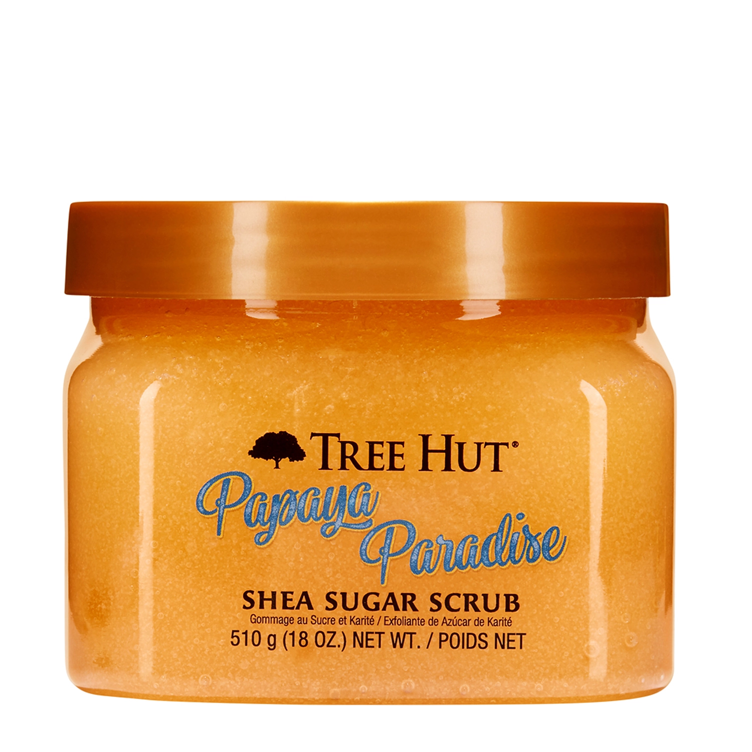 Tree Hut - Shea Sugar Scrub Papaya Paradise - Papája - Cukrový telový peeling - 510 g