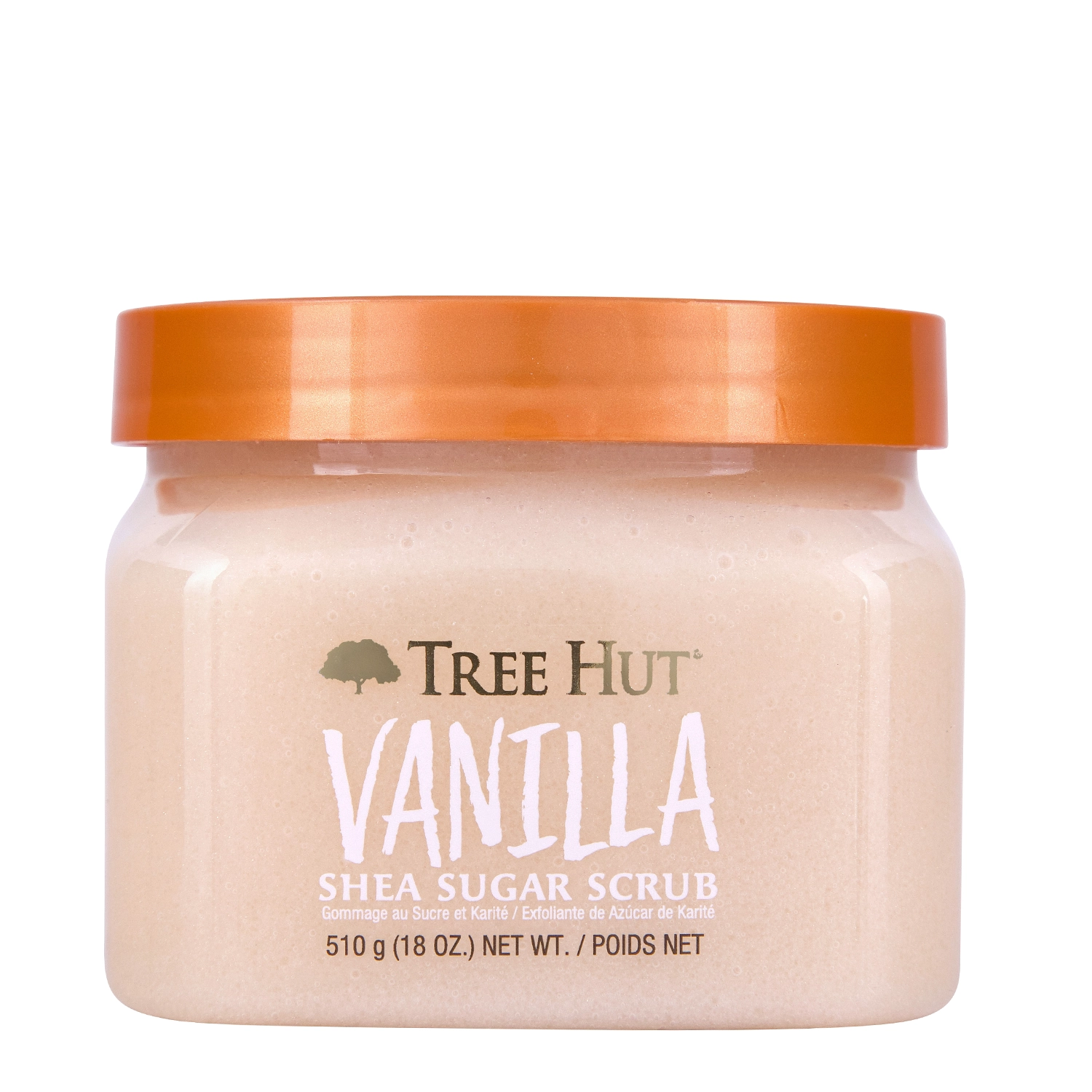 Tree Hut - Shea Sugar Scrub Vanilla - Vanilka  - Cukrový telový peeling - 510 g