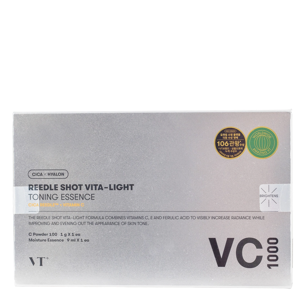 VT Cosmetics - Vita-Light Toning Essence VC1000 - Rozjasňujúca esencia s vitamínom C - 1,5 g + 8,5 ml