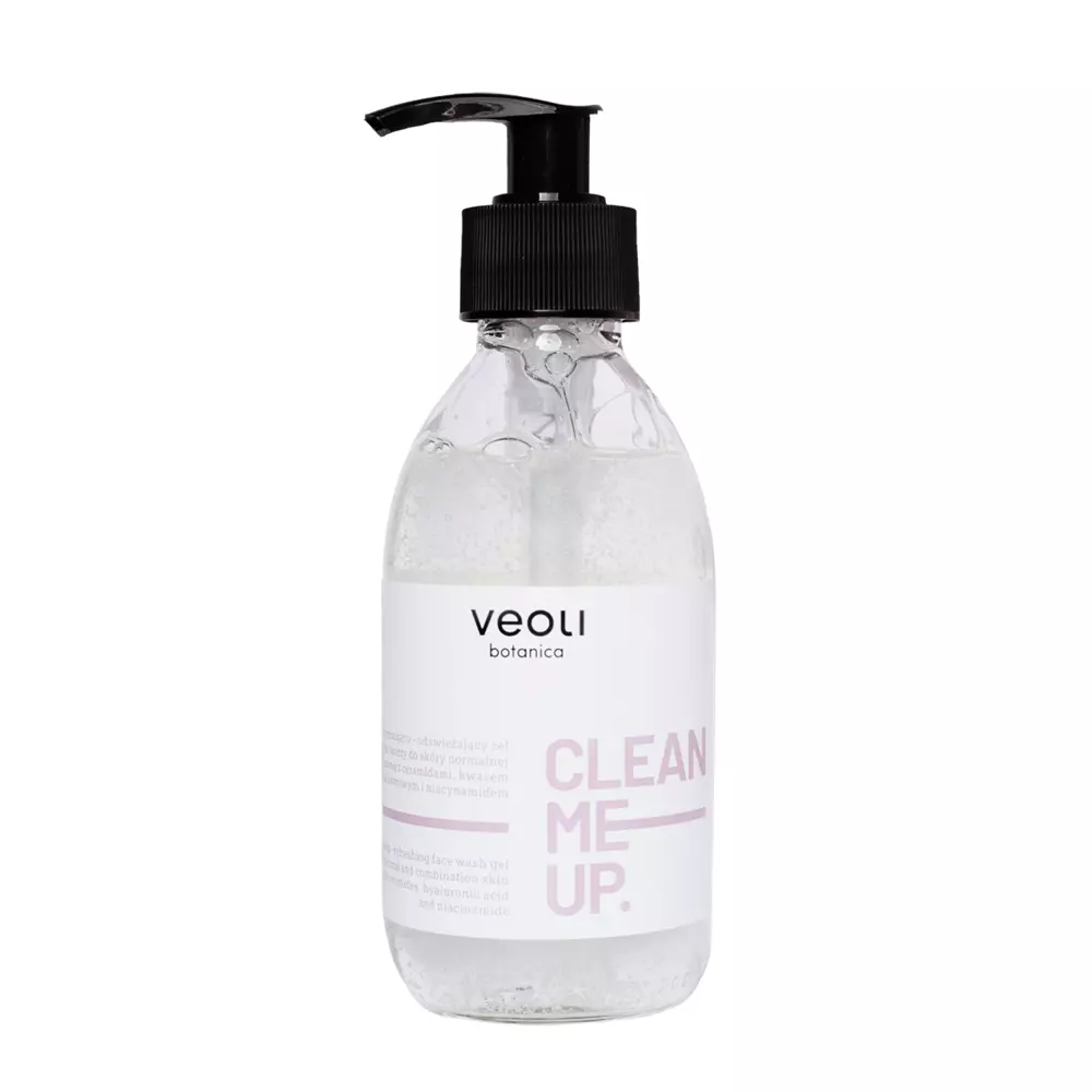 Veoli Botanica - Clean Me Up - Čistiaci a osviežujúci gél na umývanie tváre - 190 ml