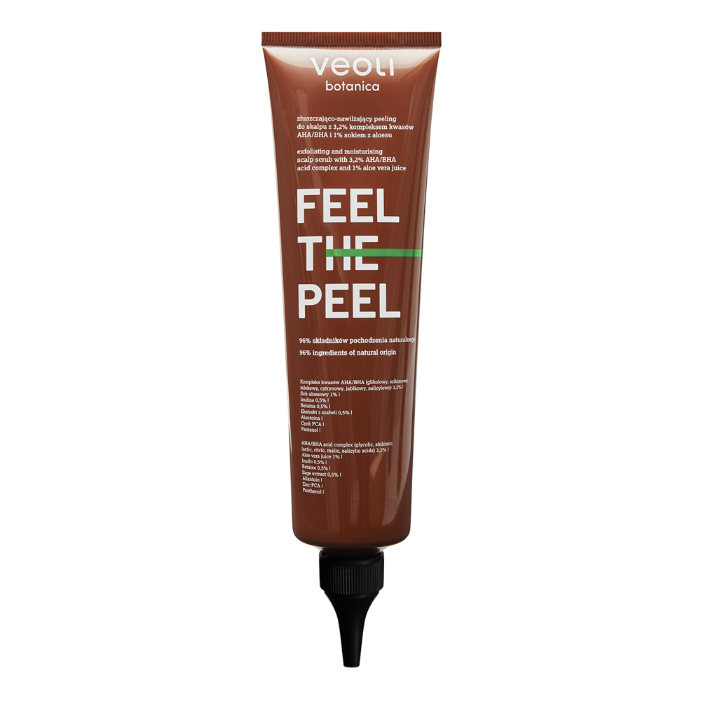 Veoli Botanica - Feel The Peel - Exfoliačný a hydratačný peeling pokožky hlavy - 150 ml