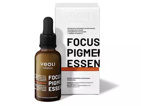 Veoli Botanica - Focus Pigmentation Essence - Sérum proti hyperpigmentácii a rozšíreným pórom s niacínamidom a vitamínom C - 30 ml