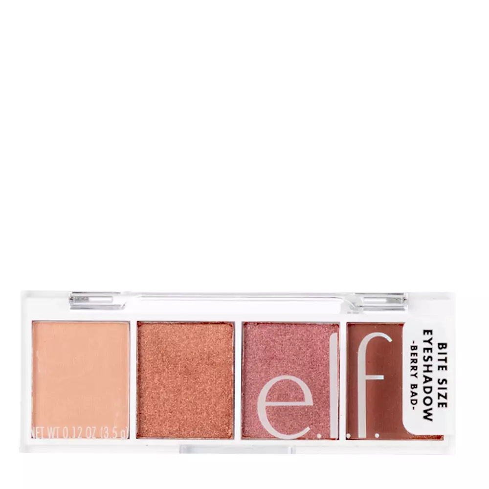 e.l.f. - Bite-Size Eyeshadow - Berry Bad - Kompaktná paletka 4 očných tieňov - 3,5g